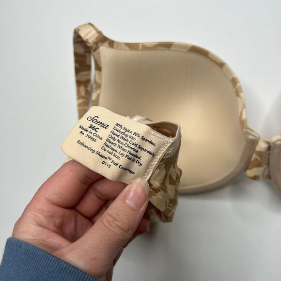 Soma Tan Full Coverage Bra 36C - Picture 4 of 7